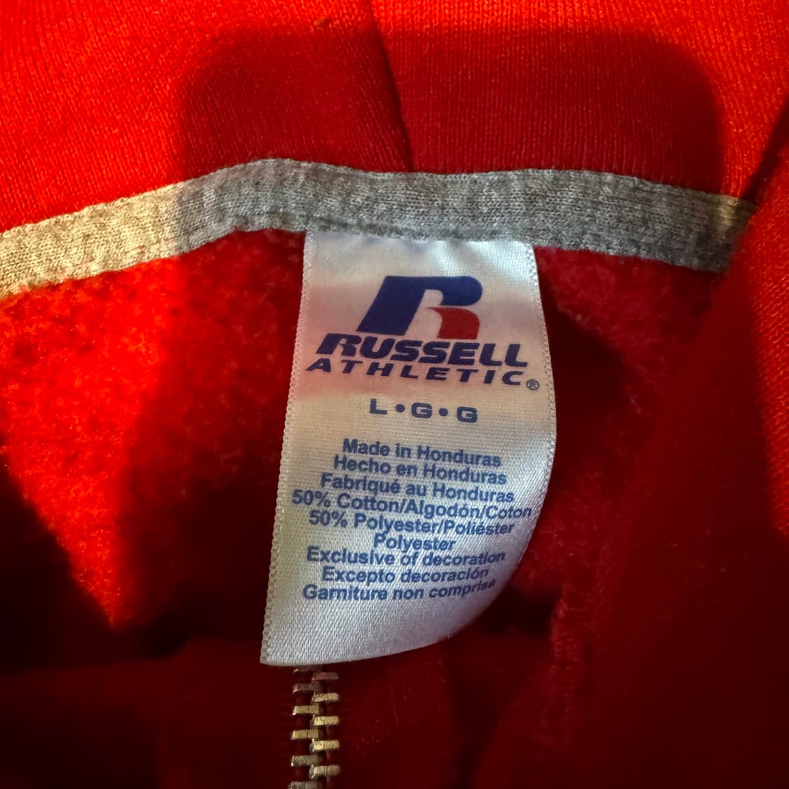 00s Russell zipup hoodie 상품이미지2