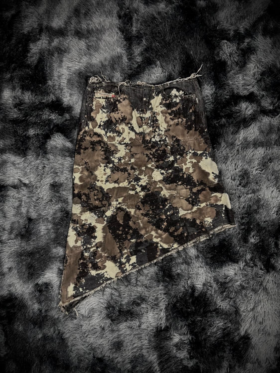 Diesel 타이다이 언발란스 스커트 상품이미지1