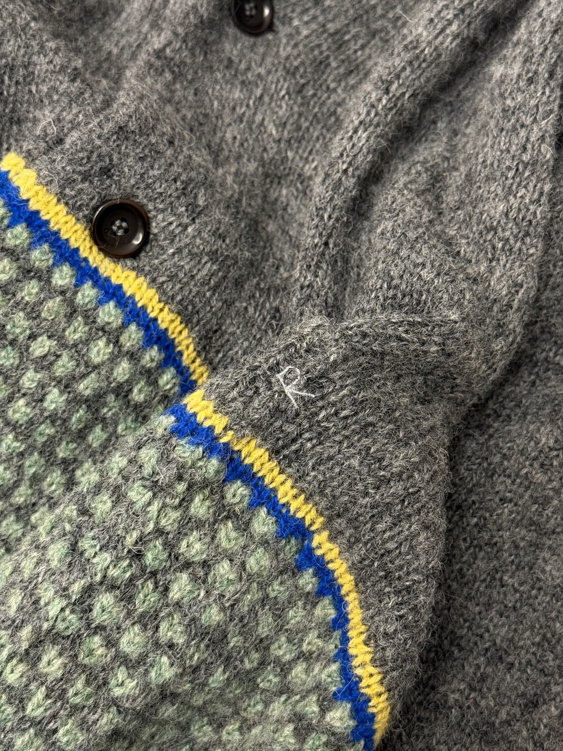 45rpm Wool Knit Belted Shawl Collar Card 상품이미지1