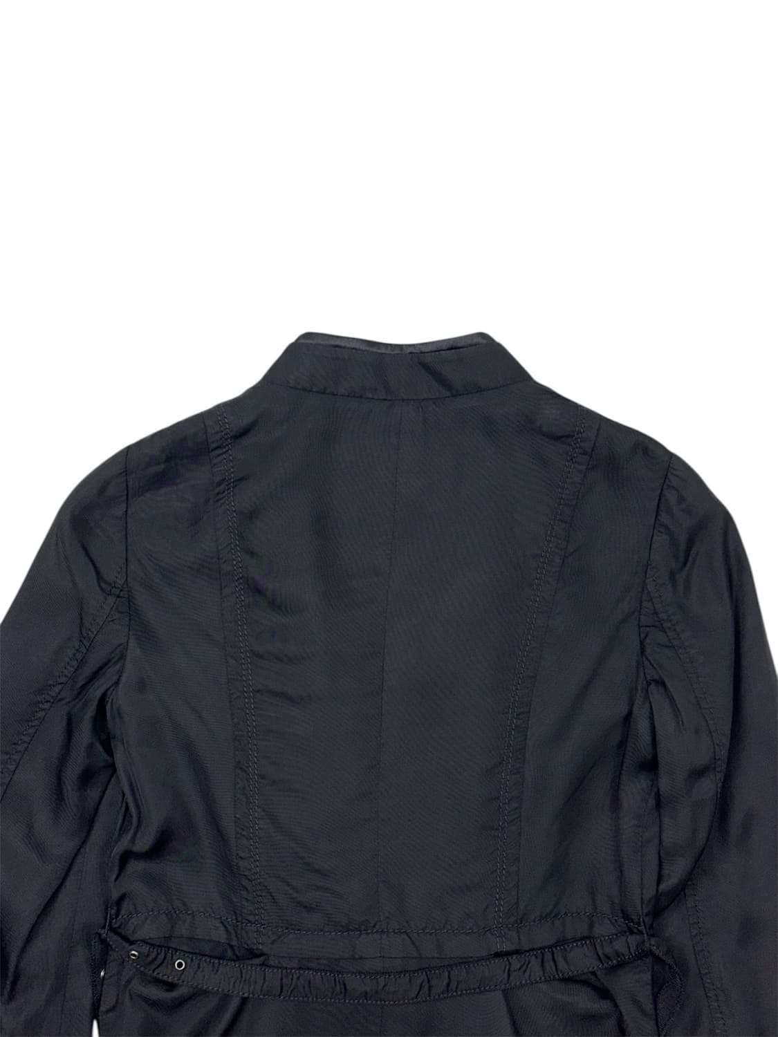 타스타스 하이넥 사선 오버랩 코트 상품이미지7