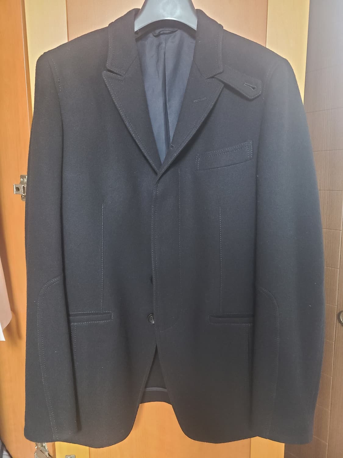 [새상품] 토넬로 이탈리아 울 캐시미어 자켓 블레이저 블랙 상품이미지8