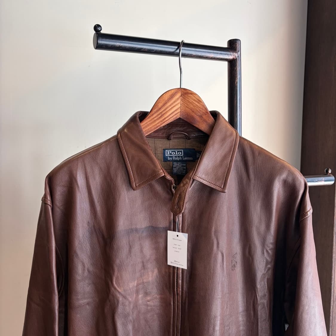15343 - 폴로 랄프로렌 브라운 레더 자켓 상품이미지1