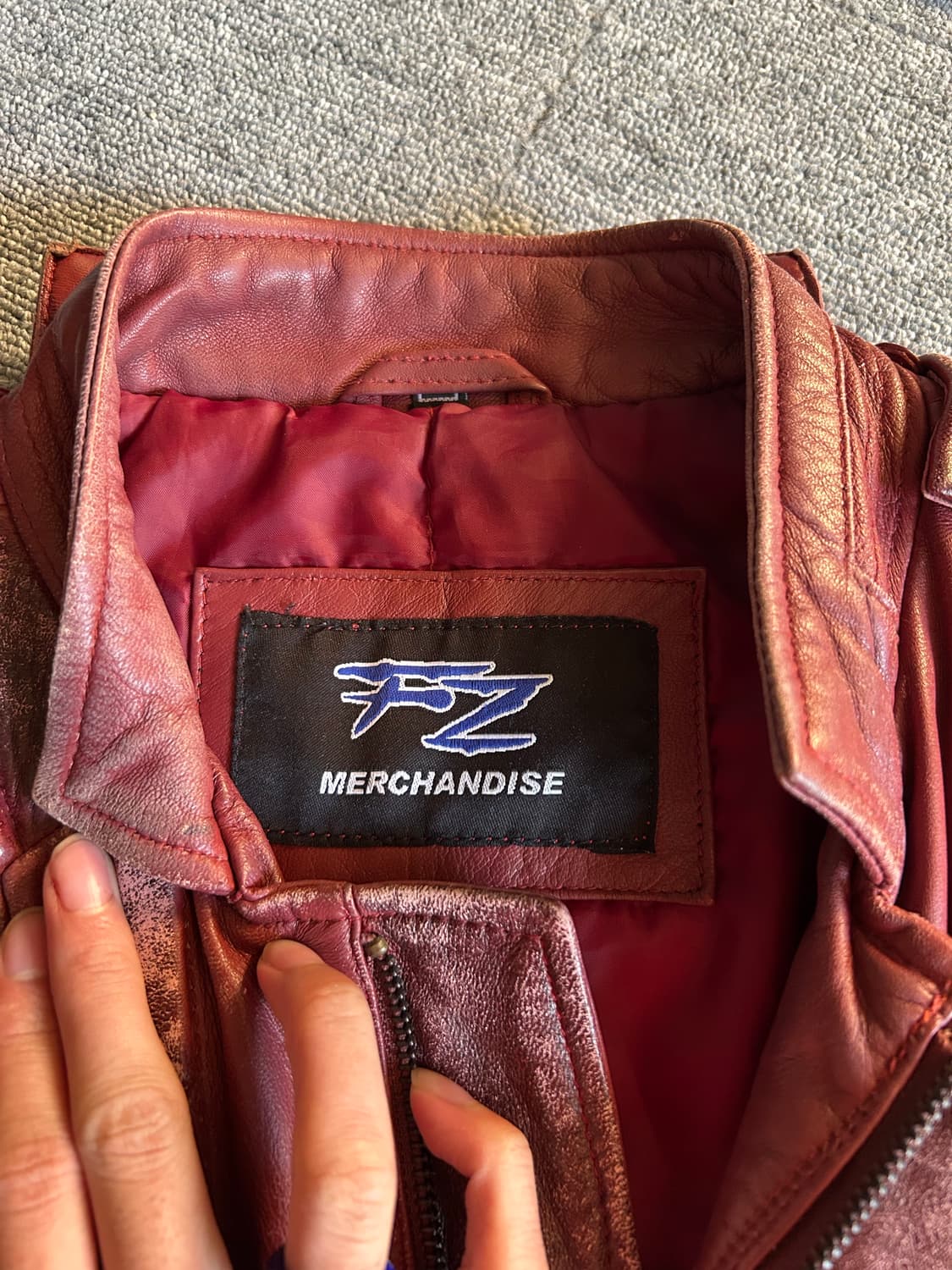 VTG Red Crop Coat M 상품이미지4