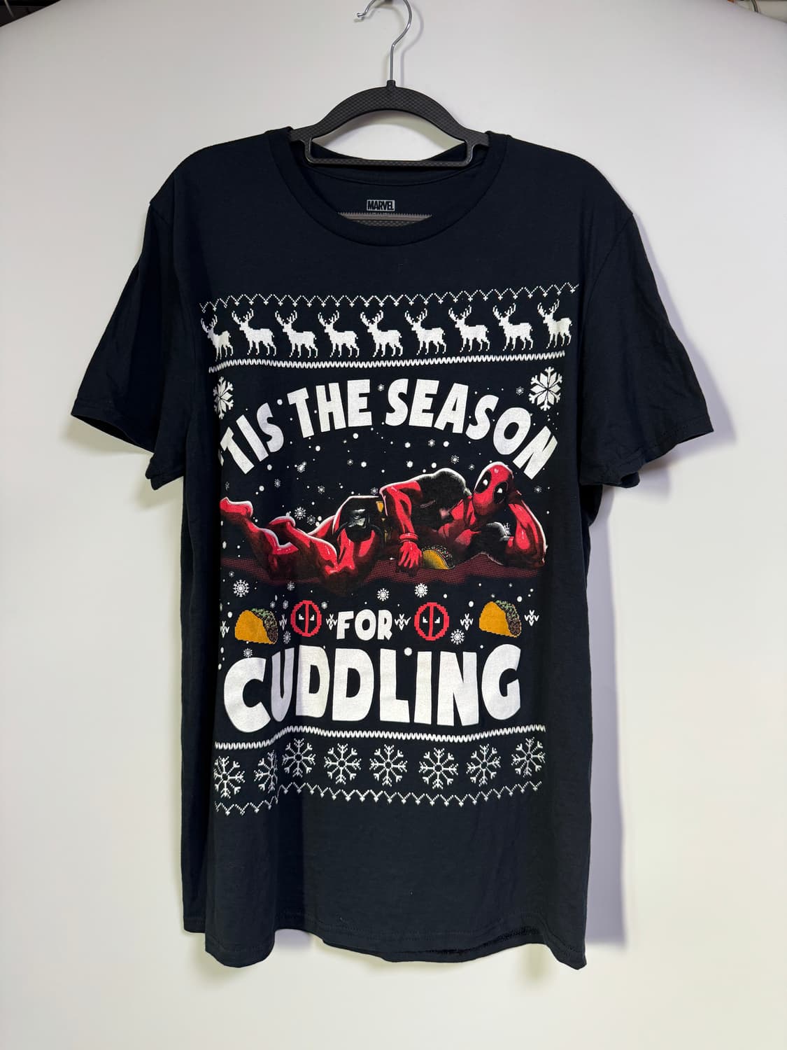 마블 데드풀 티셔츠 L 사이즈입니다 상품이미지1