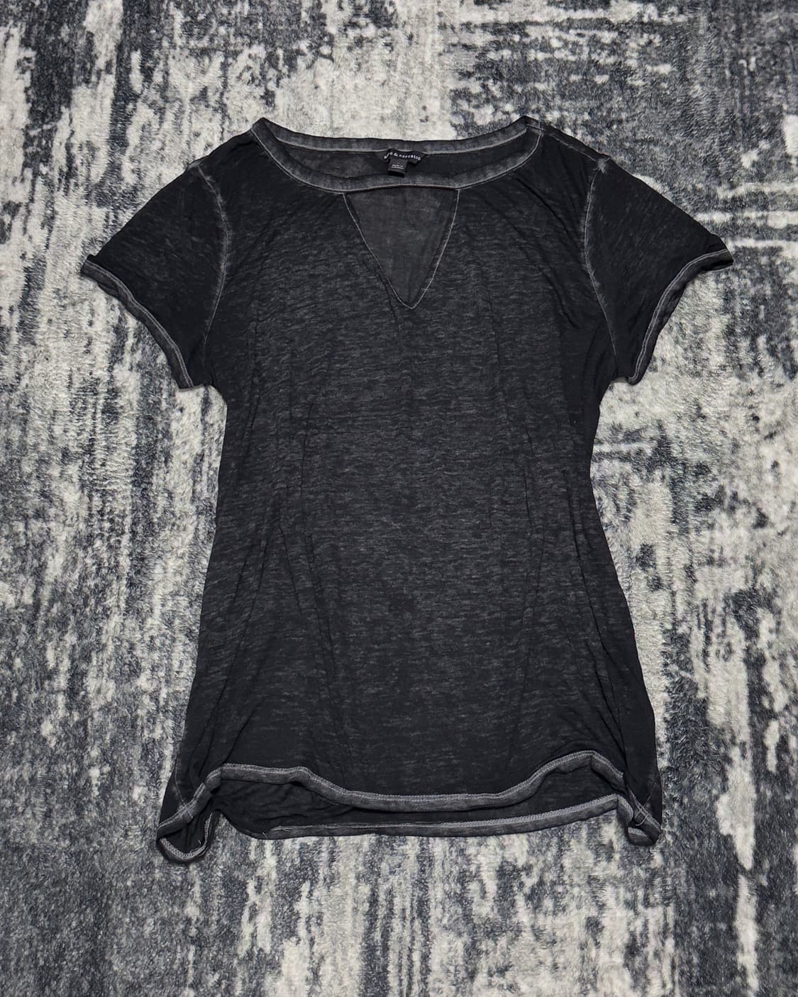 {Rock&Republic} Cutout Drape S/S Tee  상품이미지2