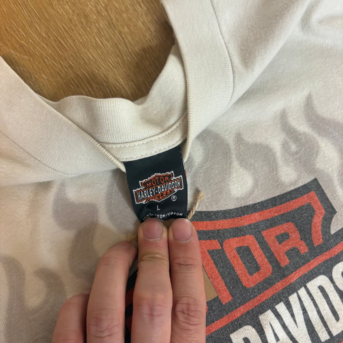 90s 할리데이비슨 롱슬리브 L 상품이미지2