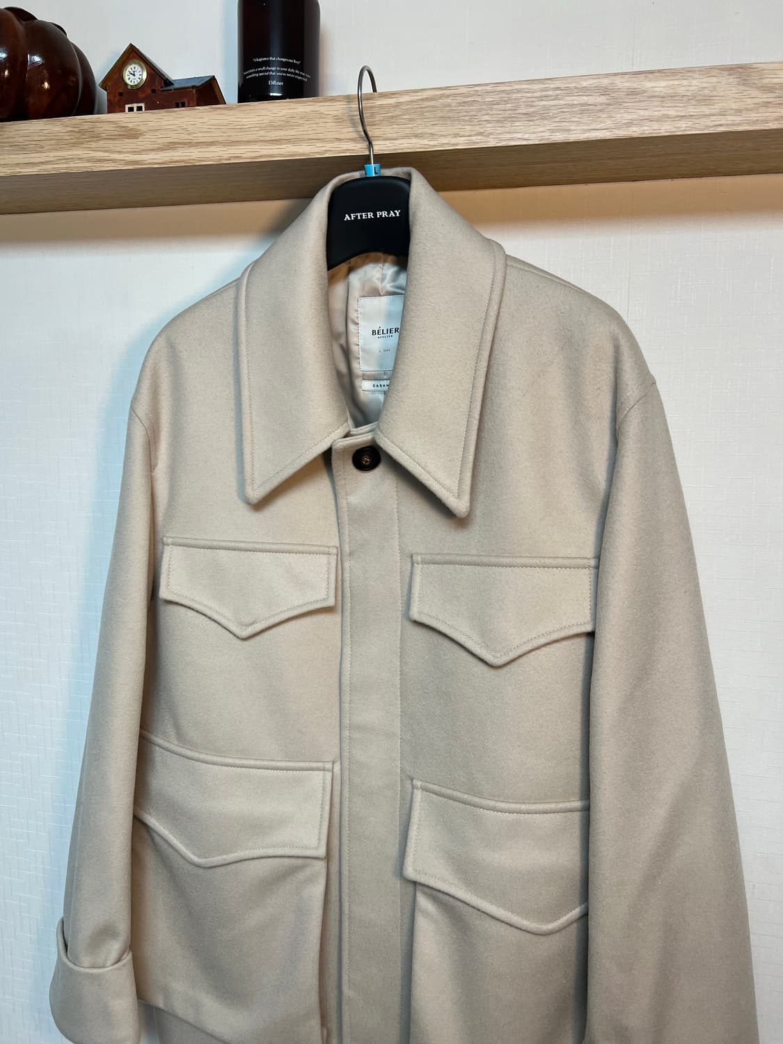 벨리에 캐시미어 밀리터리 코트 상품이미지2