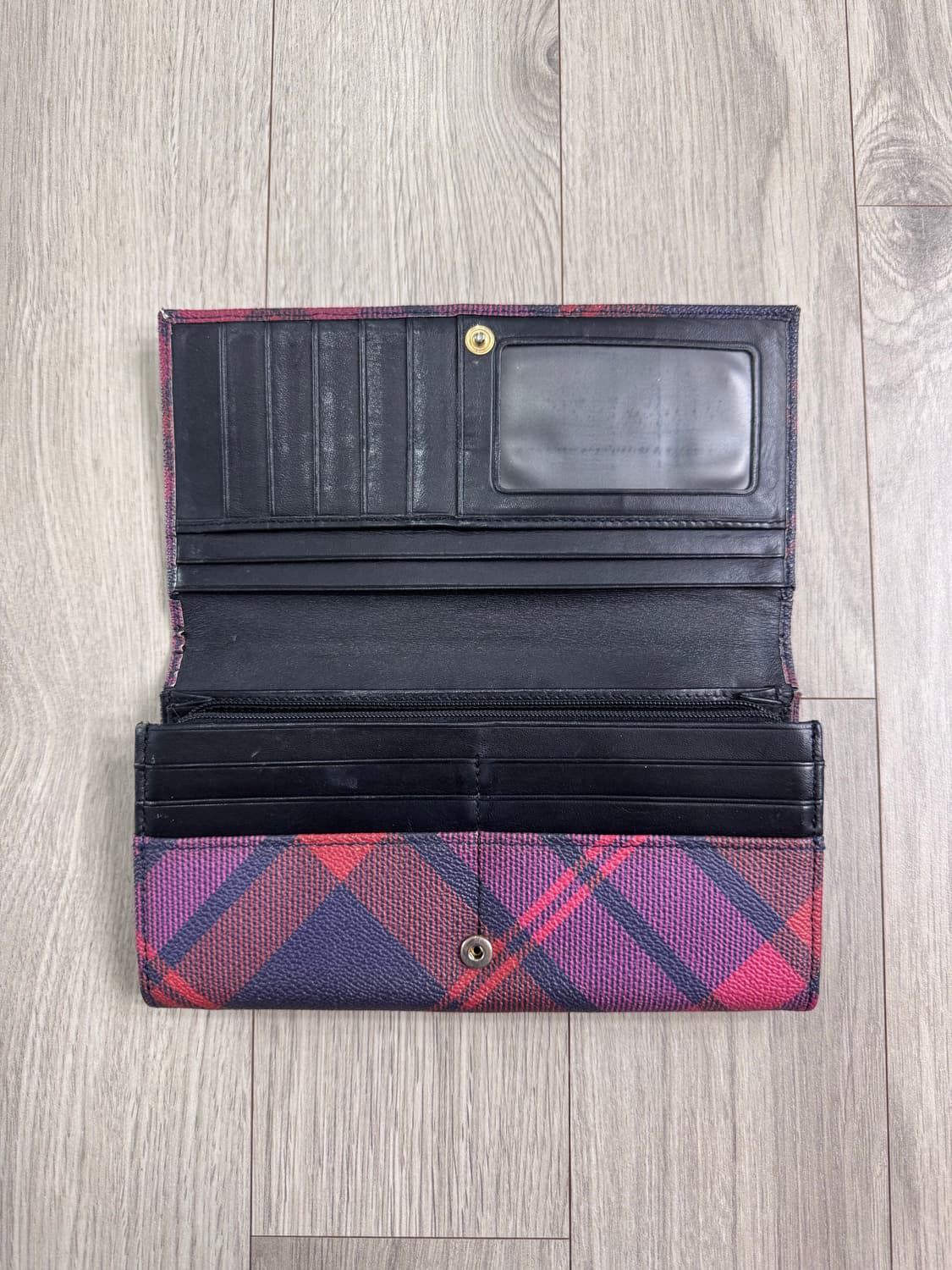 비비안웨스트우드 타탄체크 장지갑 상품이미지3