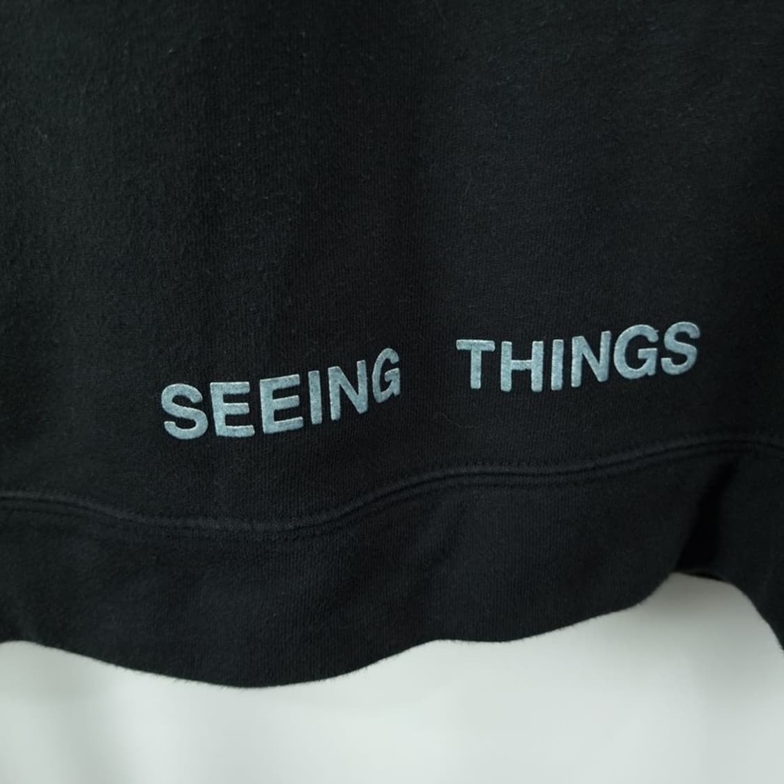 [오프화이트] 에로우 빅로고 오버핏 후드티 블랙 P01546 상품이미지6