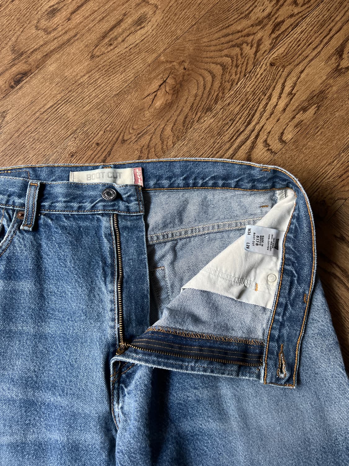 [34]리바이스 517 미디엄블루 플레어진 F10 상품이미지2