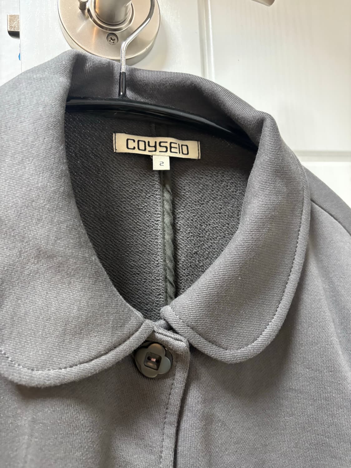1회착용) 코이세이오 코지 스웻 자켓 차콜 2사이즈 상품이미지3