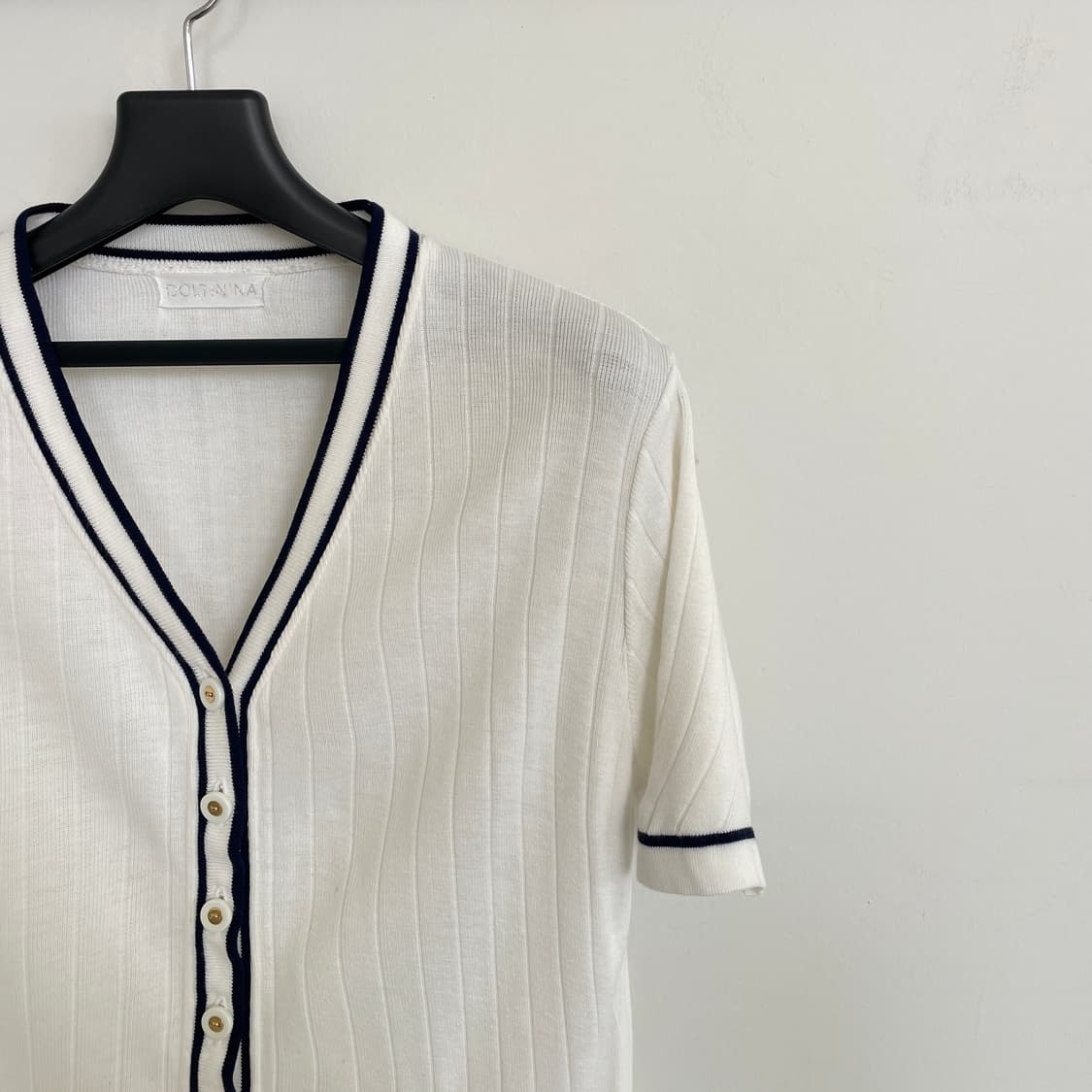 재팬 빈티지 캐쥬얼 컨템포러리 반팔 가디건  상품이미지2