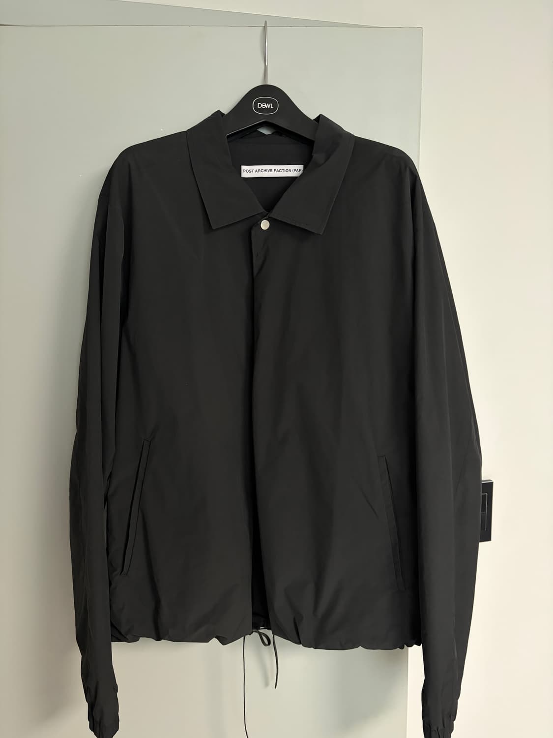 포스트아카이브팩션 (파프) 8.0 코치 자켓 라이트 블랙 상품이미지2