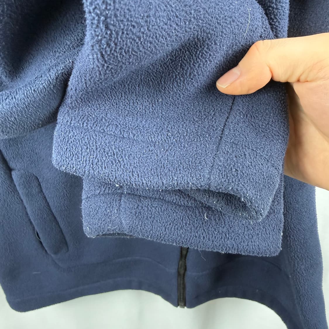 (150) 밀레 키즈/우먼스 플리스 후드집업 네이비 상품이미지4