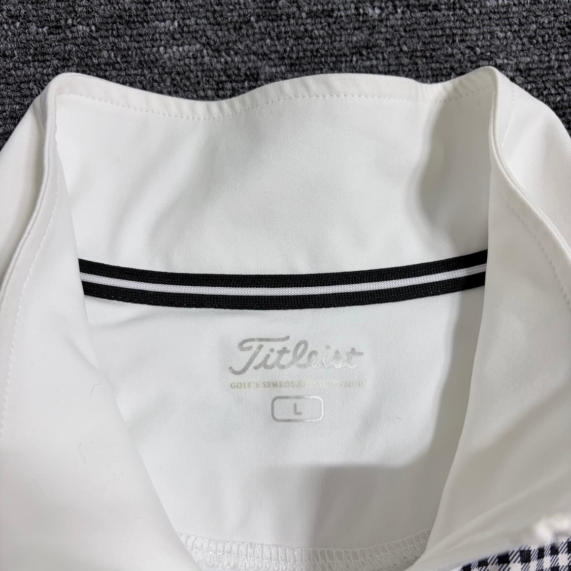 타이틀리스트 체크 골프 집업 상품이미지4