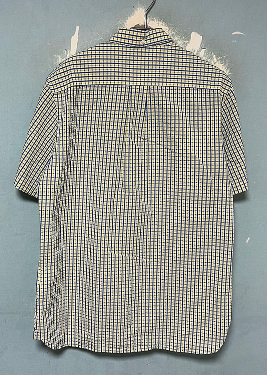 브룩스브라더스 남자 체크 셔츠 반팔 시어서커 캐주얼 시원한 M 95 상품이미지2