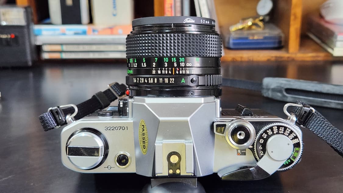 (미사용) 캐논 AE-1 + FD 50mm f1.4 필름 카메라 상품이미지5