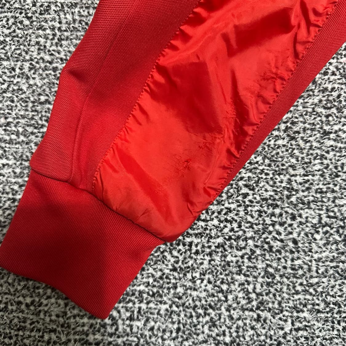 아디다스 삼선 라인 레드 져지 상품이미지5