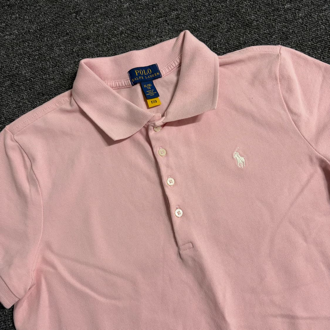 폴로 랄프로렌 걸스(16) 반팔 카라티 상품이미지3