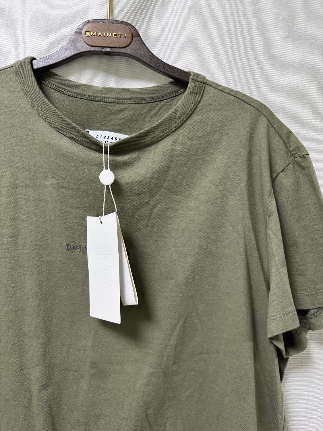 메종 마르지엘라 카키 반팔 티셔츠 M 상품이미지2