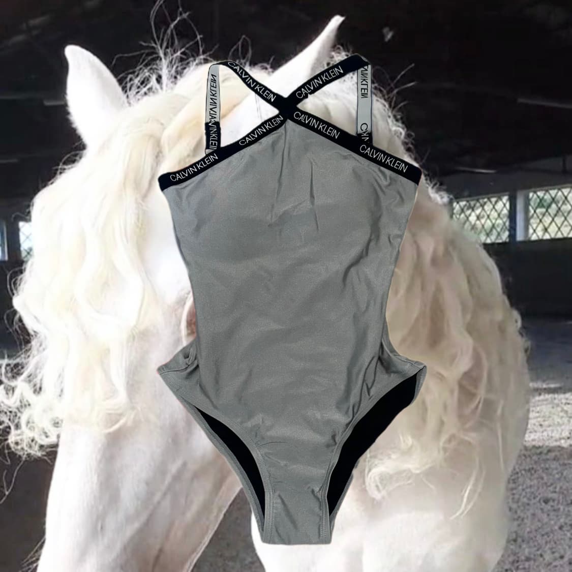 Calvin Klein cross silver monokini 상품이미지2