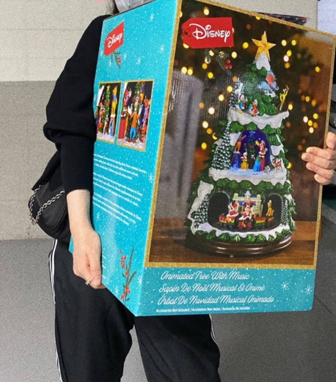 디즈니 크리스마스 트리 오르골 조명 장식 코스트코 상품이미지1