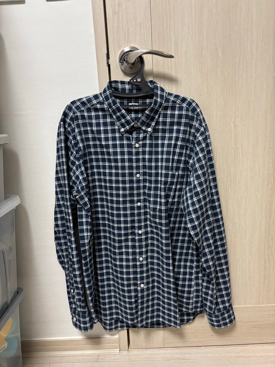 유니클로 브로드클로스(Broadclothes) 체크 셔츠 상품이미지6