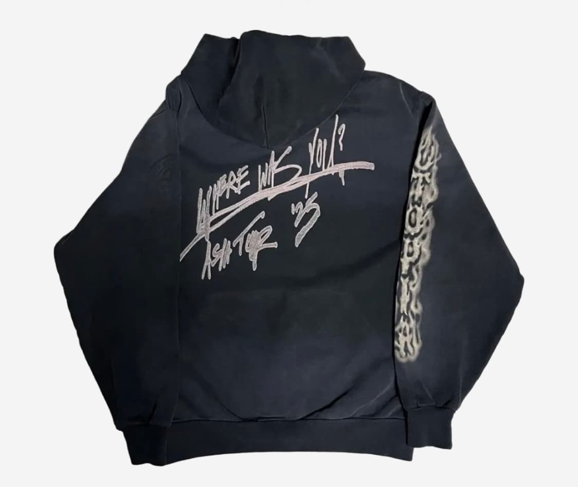 XL) 트래비스스캇 콘서트 머천 후드 블랙 상품이미지2