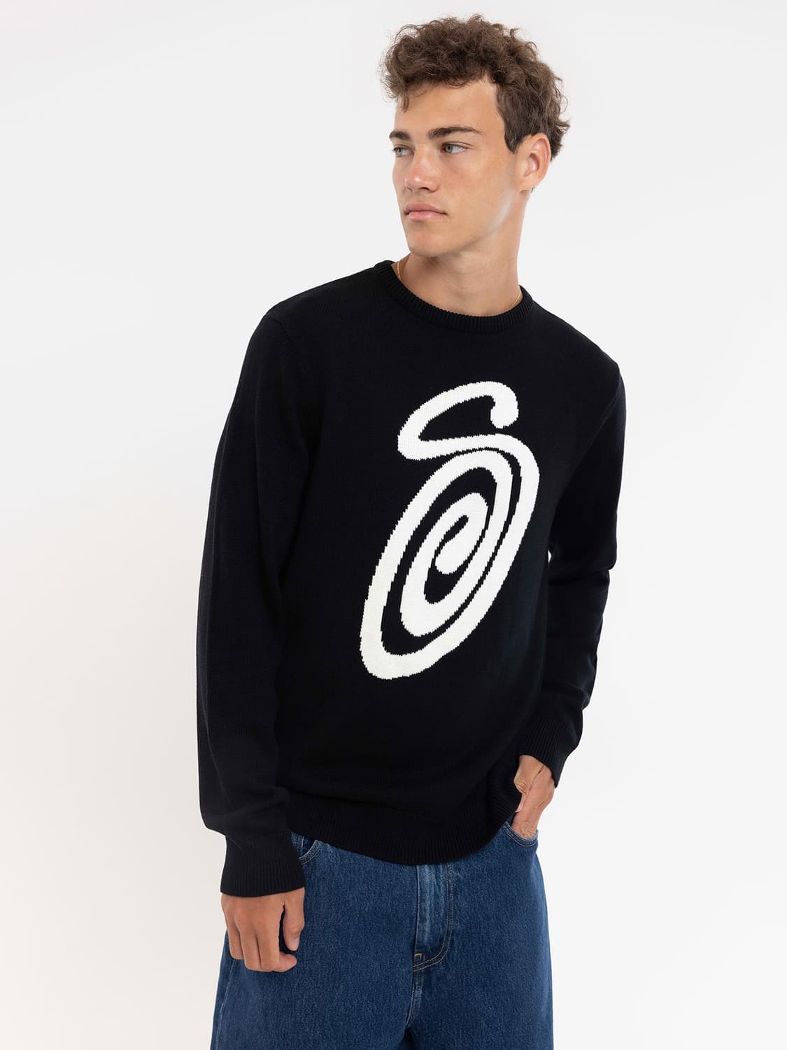 [XL] Stussy S logo knit 상품이미지1