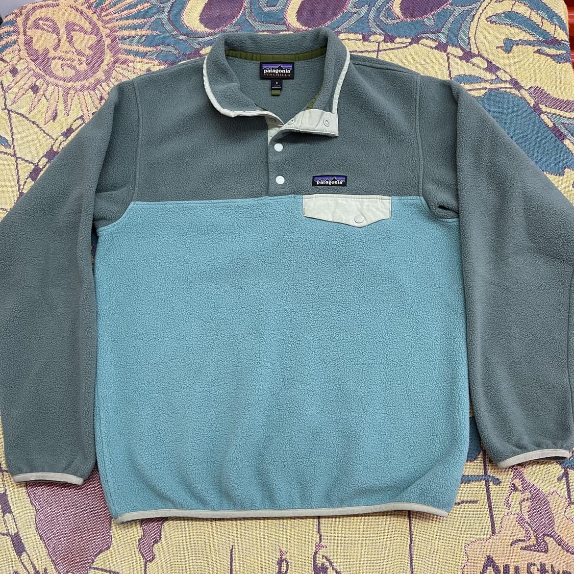 10s 파타고니아 신칠라 스냅-T 그레이/스카이블루 상품이미지1