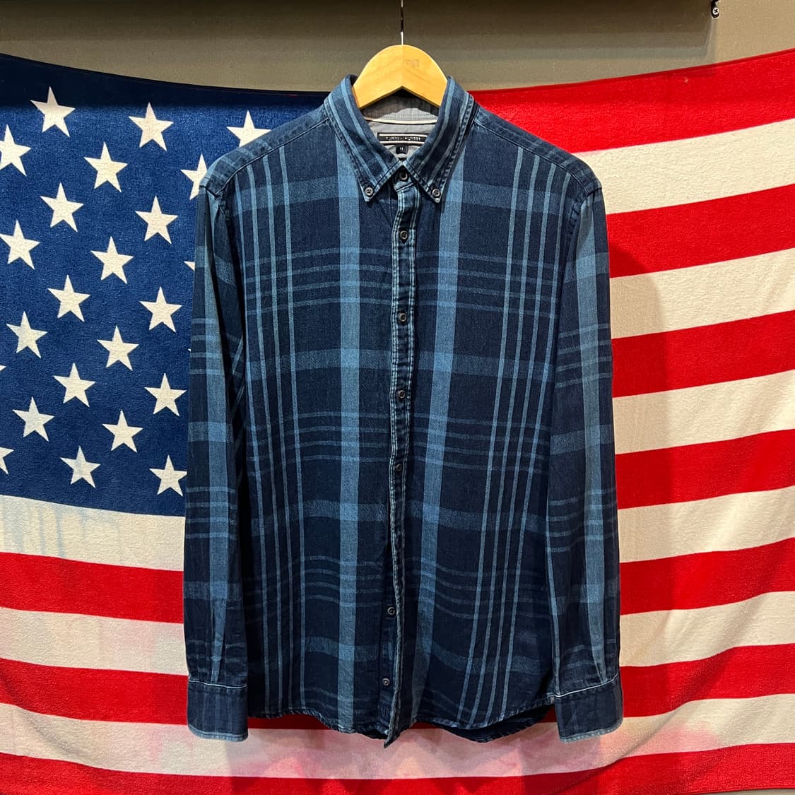 타미힐피거 체크 셔츠 상품이미지1