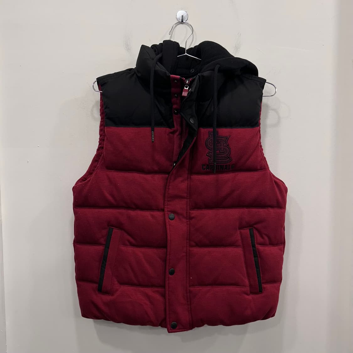MLB 세인트루이스 카디널스 후드 조끼 패딩 상품이미지2
