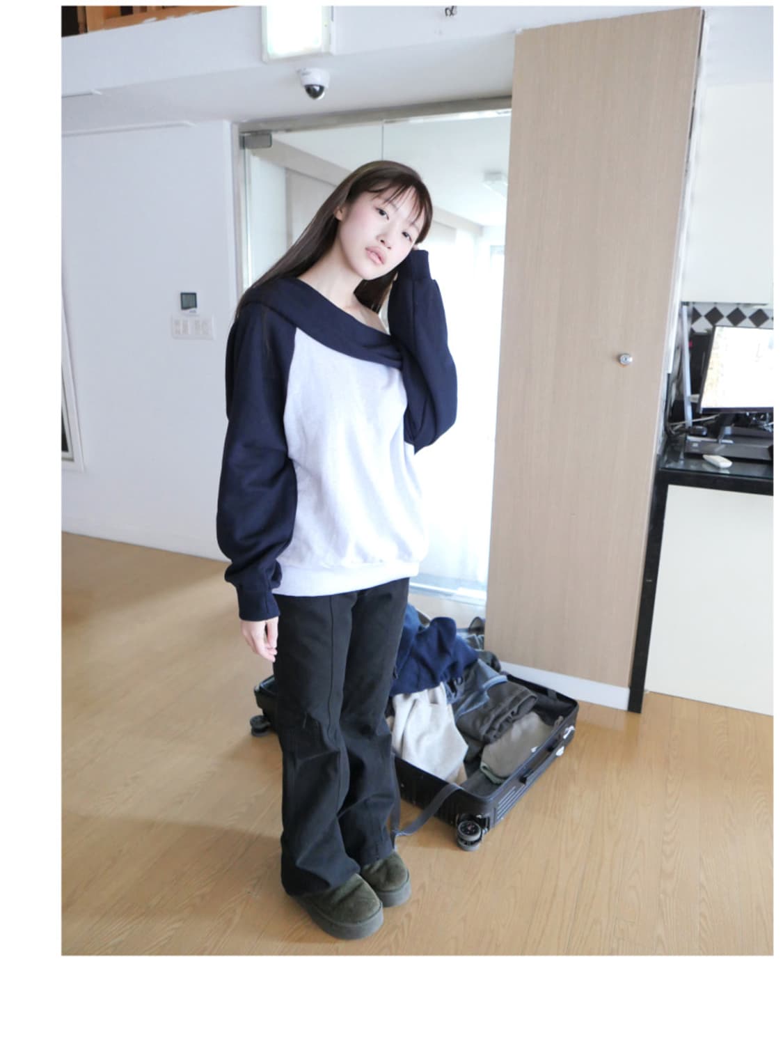 택포) 베이비랩 drop hood raglan t 상품이미지2