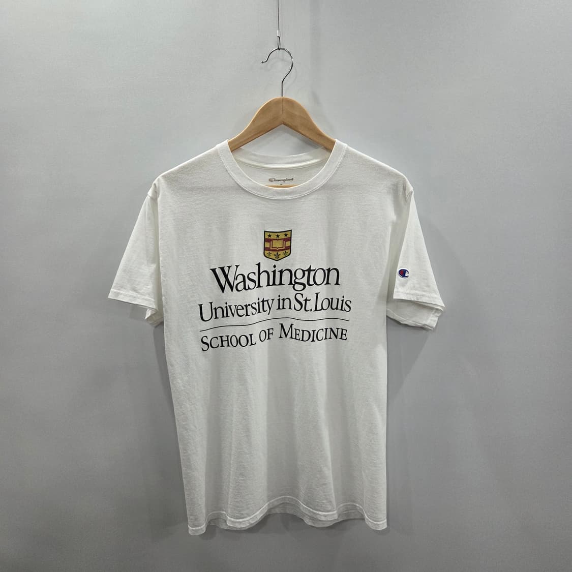 챔피온 프린팅 티셔츠 화이트 M 상품이미지1