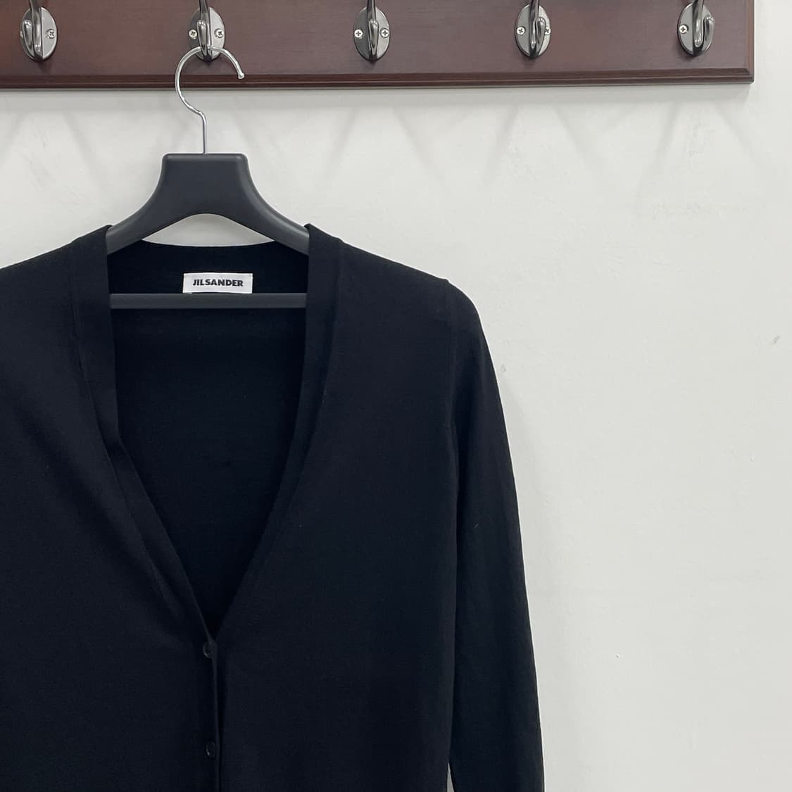 질샌더 블랙 가디건 상품이미지1