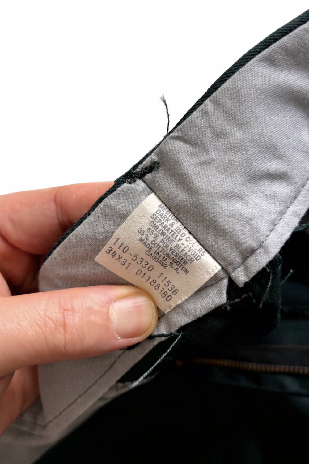 70s Lee Chetopa 트윌 코튼 팬츠 33" 데드스탁 상품이미지6