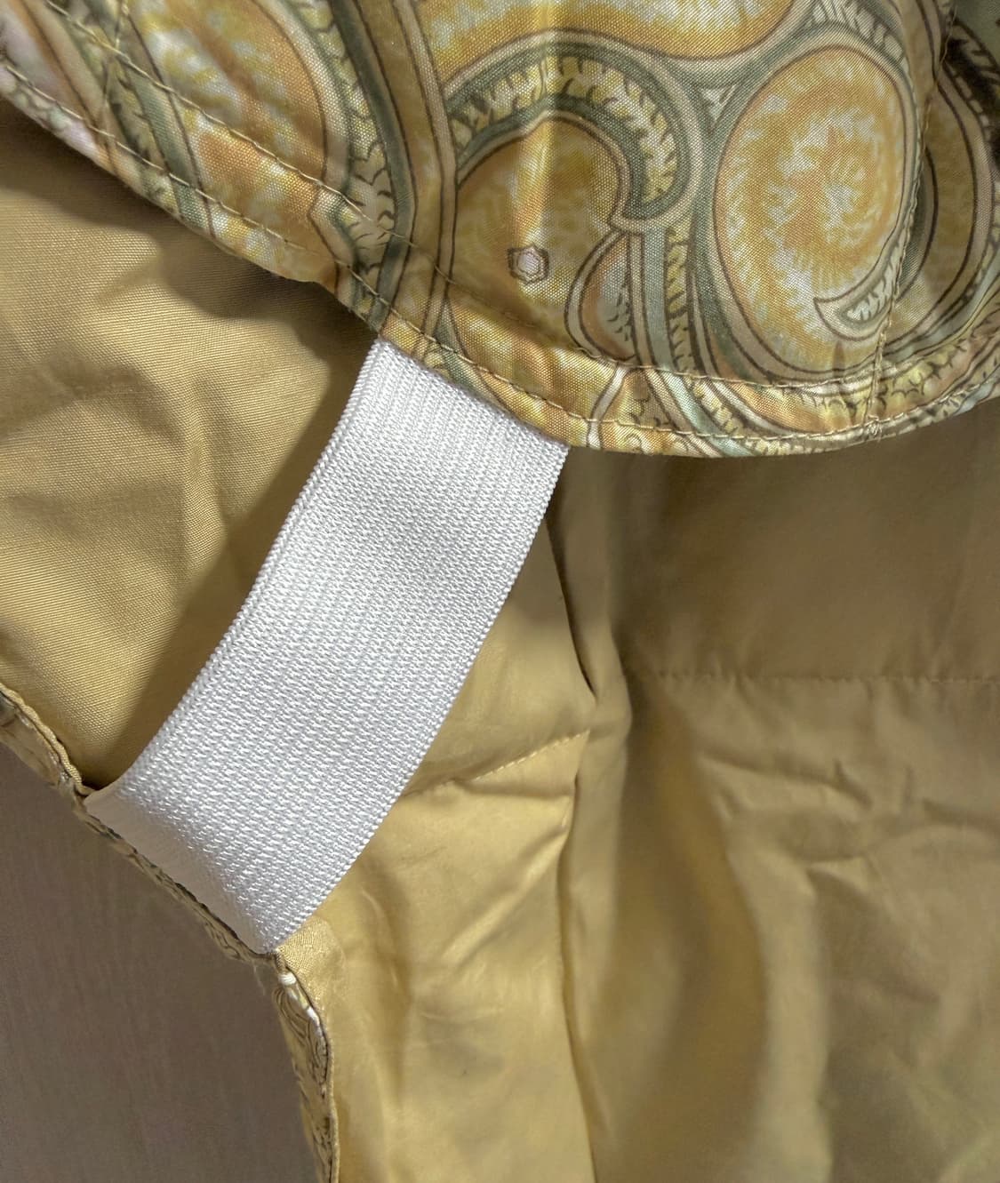 빈티지 페이즐리 패턴 패딩 조끼 상품이미지5