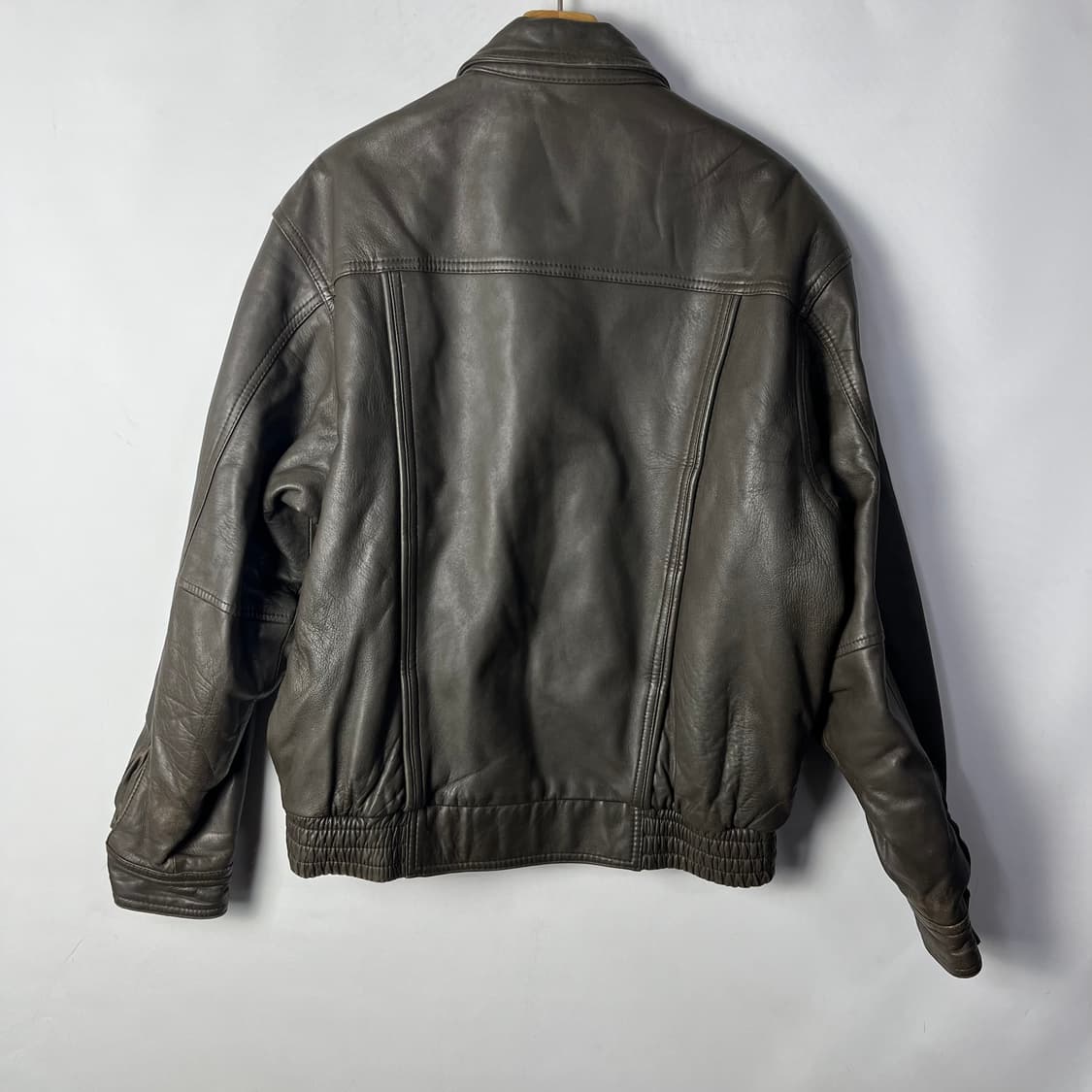 [Volunt] 90's 빈티지 레더 봄버자켓 상품이미지2