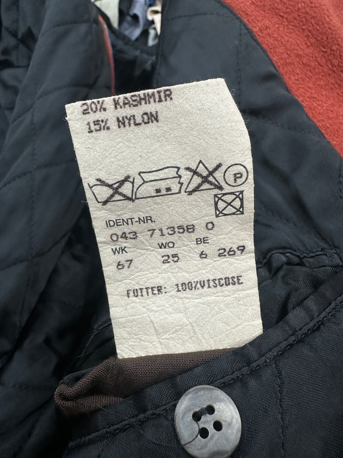 90s 휴고보스 오렌지 캐시미어 봄버 자켓 L 상품이미지10