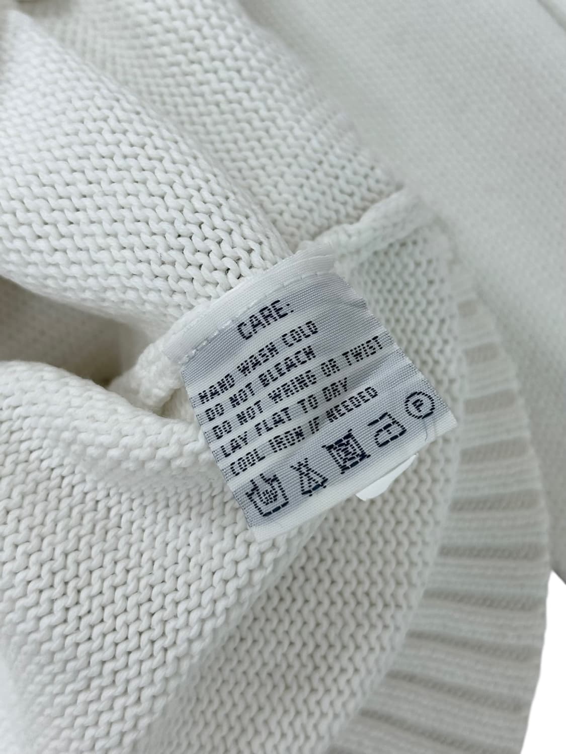 폴로 니트집업 화이트 (여성M) 상품이미지9