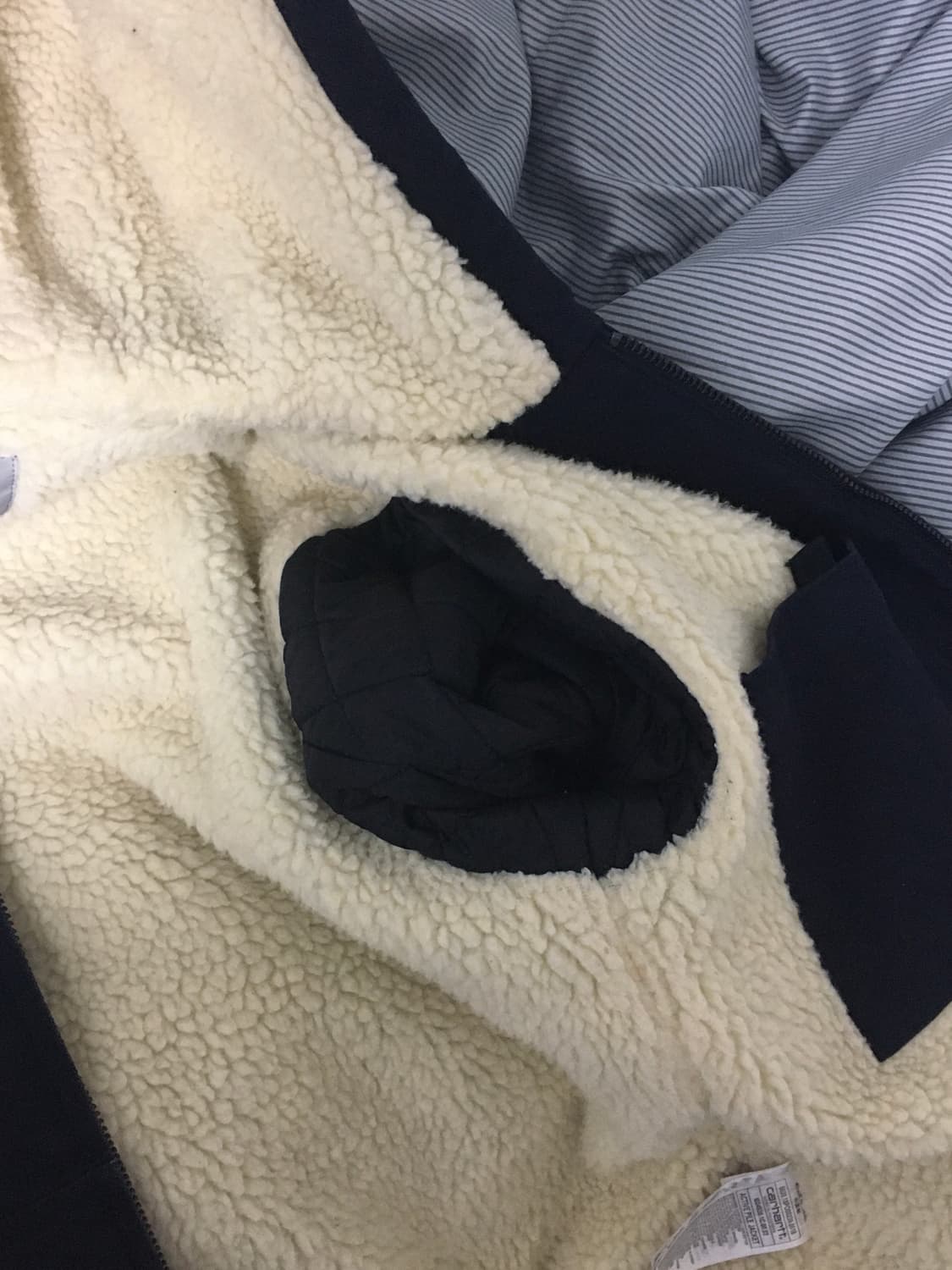 칼하트 액티브 파일 자켓 네이비 s  상품이미지4