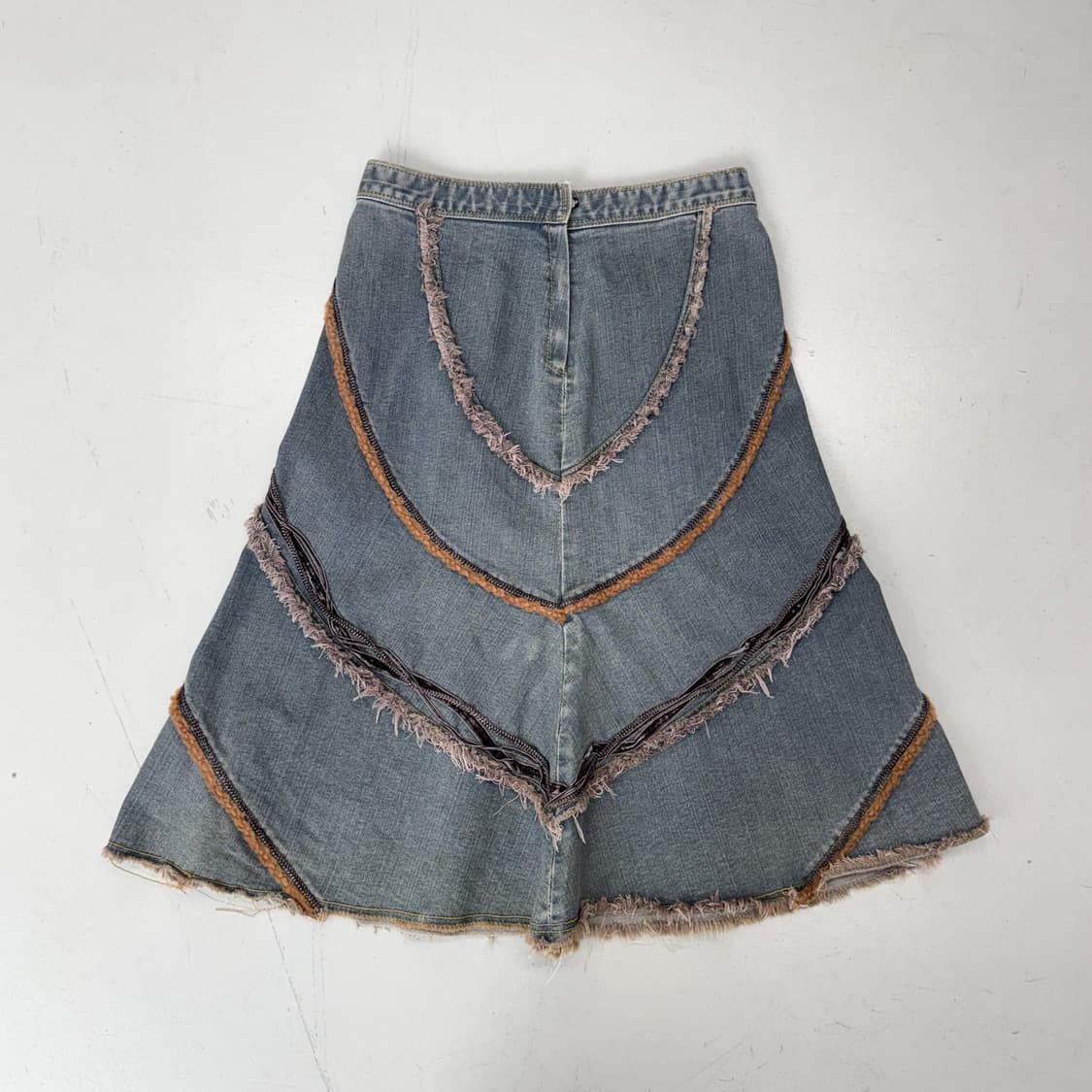 JPN 제팬 그런지 빈티지 데님 스커트 치마 상품이미지2