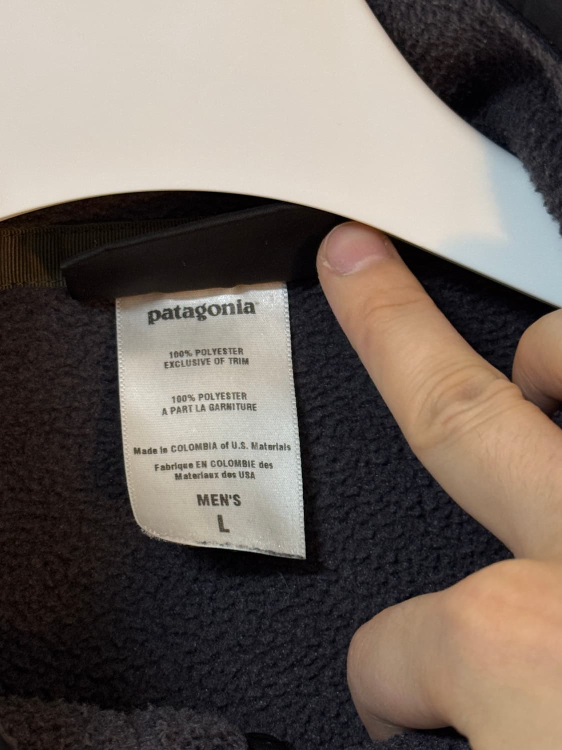 L) 파타고니아 신칠라 다크그레이 patagonia 상품이미지5