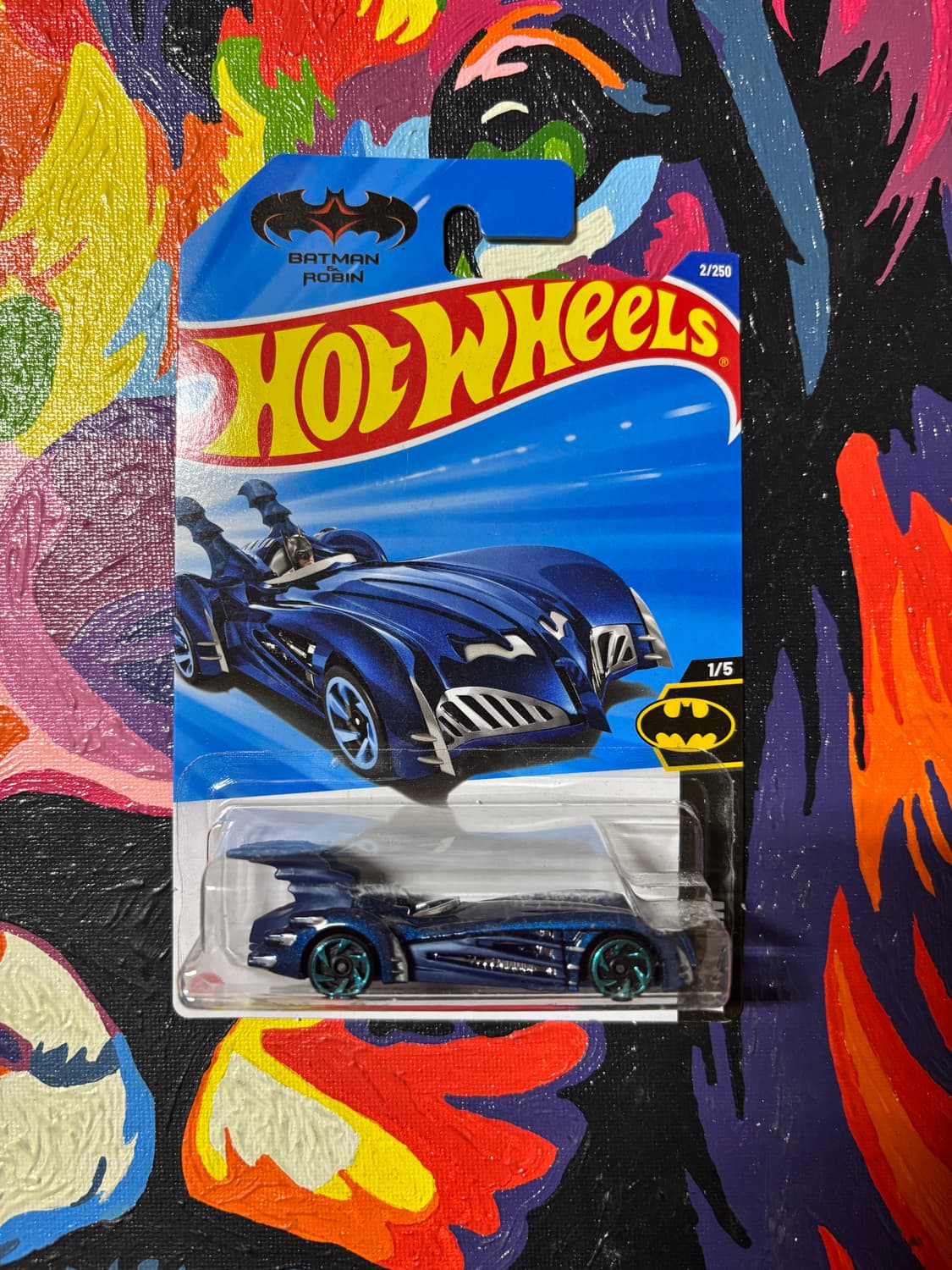 미개봉) 배트맨 로빈 배트모빌 다이캐스트 핫휠 인테리어 소품 상품이미지1
