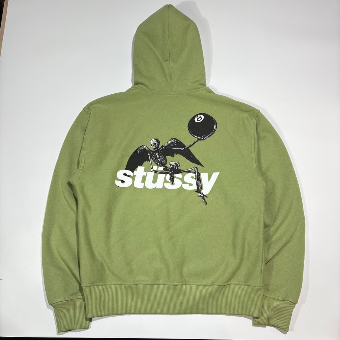 스투시 스켈레톤 8볼 그래픽 후드집업 상품이미지6