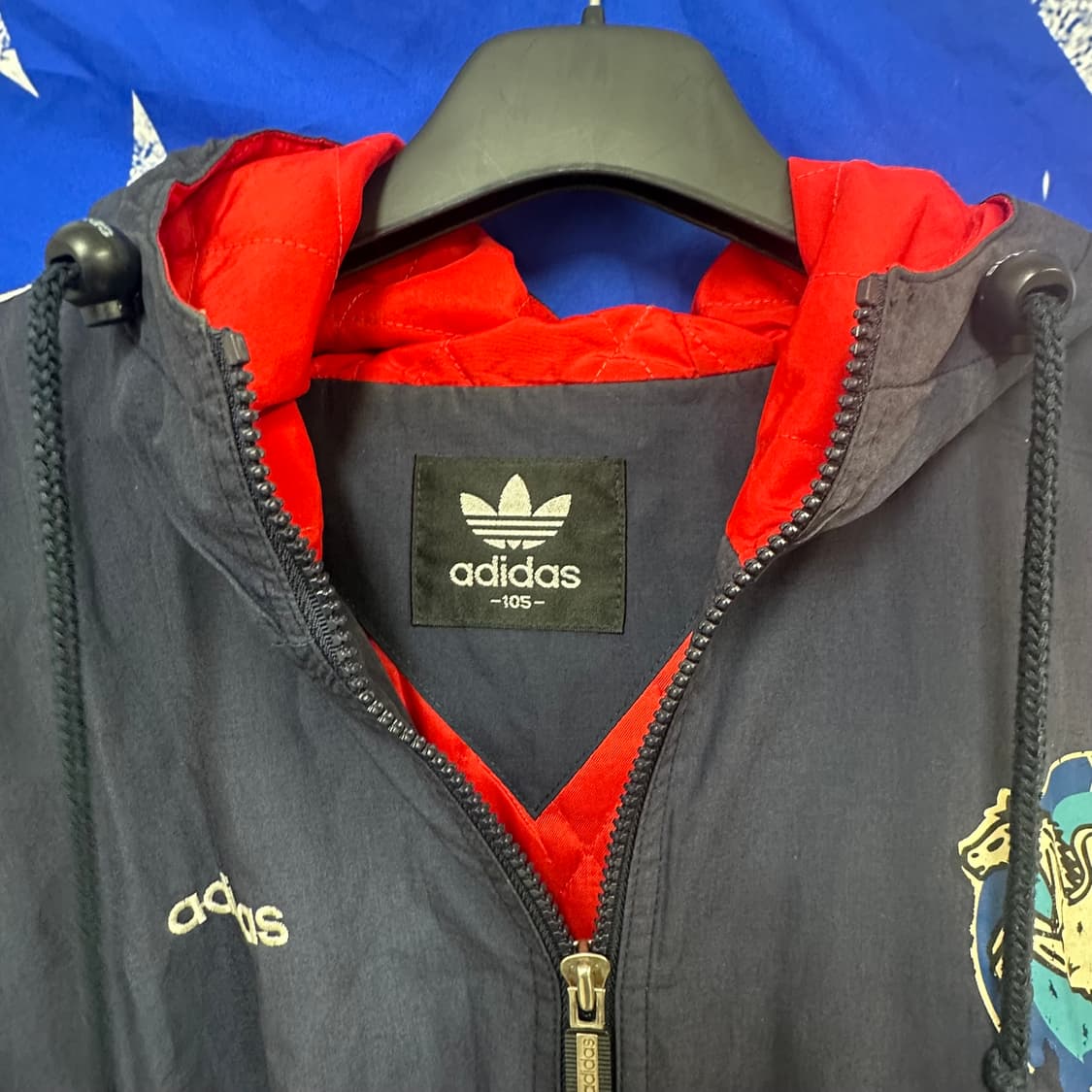 올드스쿨 아디다스 레어템 유니콘 오버핏 누빔후드패딩105 상품이미지4