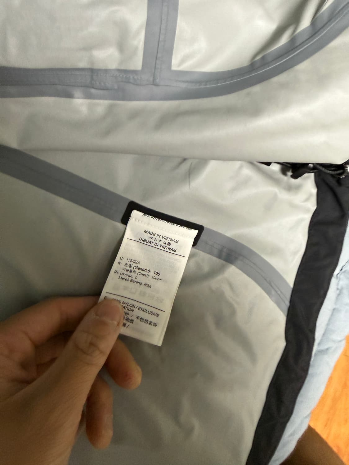 나이키 acg 모르포 스톰핏 레인자켓 L사이즈 새상품 판매 상품이미지7