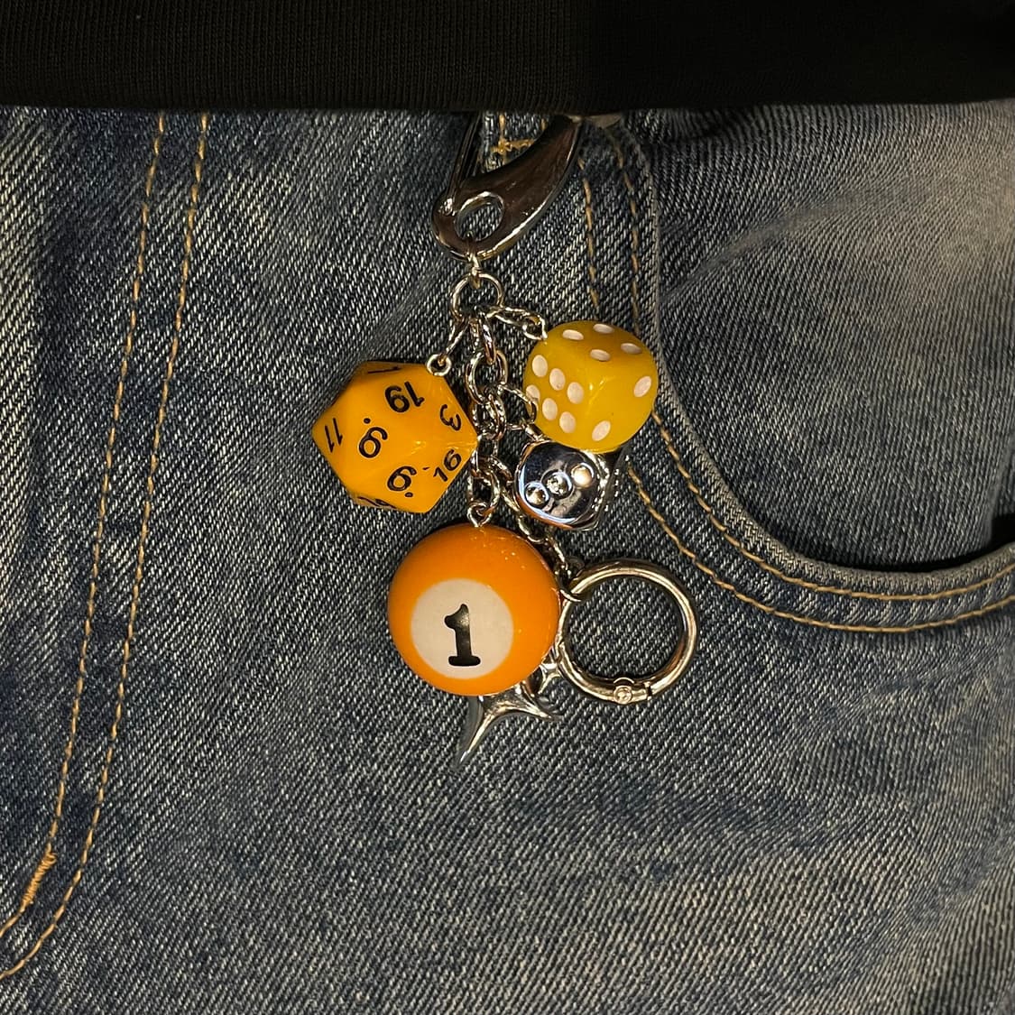 💛옐로우 8ball 키링💛 상품이미지5