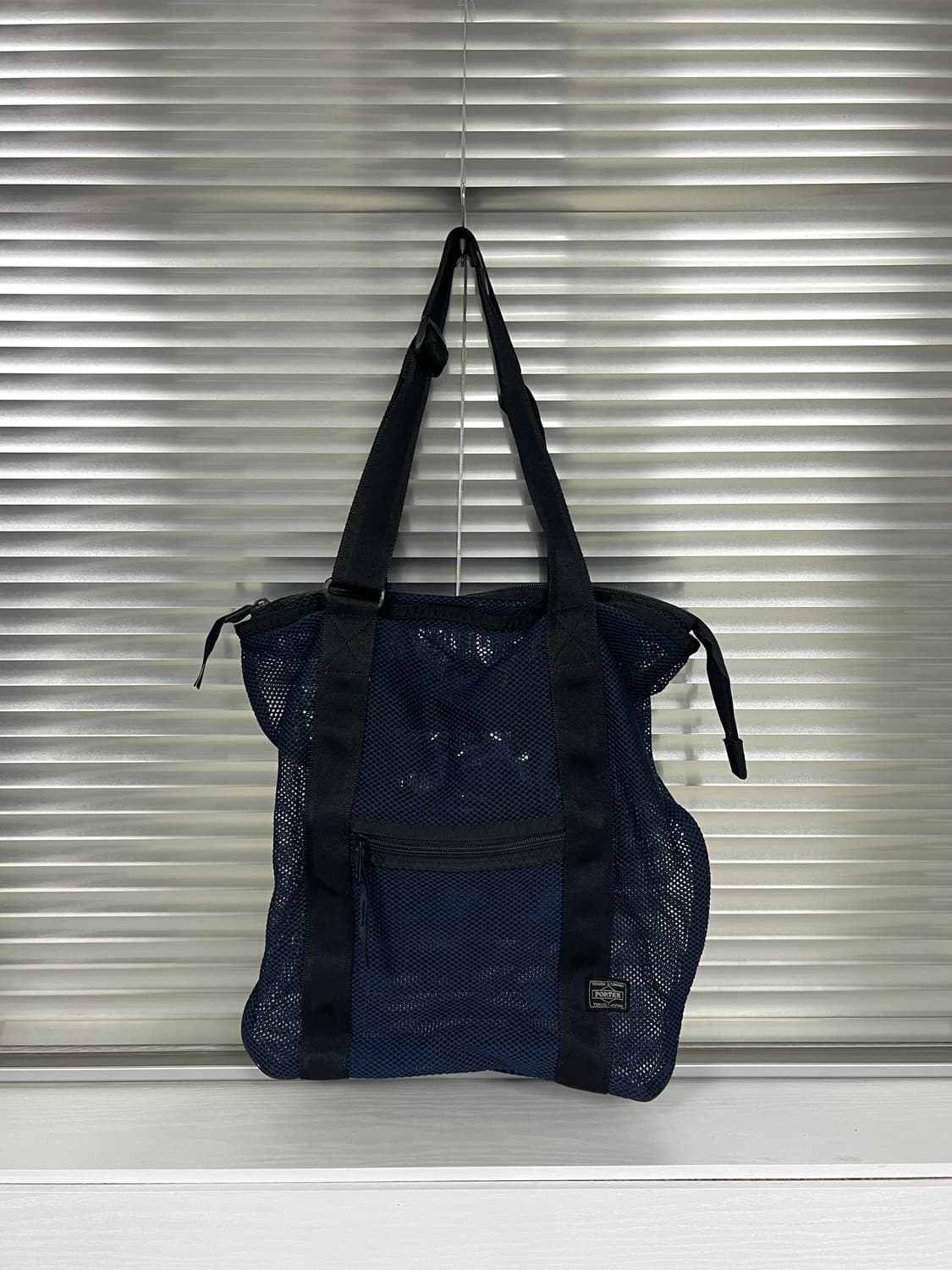 PORTER-MESH SHOULDER TOTE BAG (Navy)  상품이미지1
