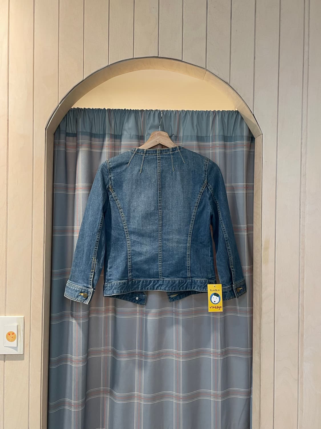 일본빈티지 00s y2k 청자켓 상품이미지5